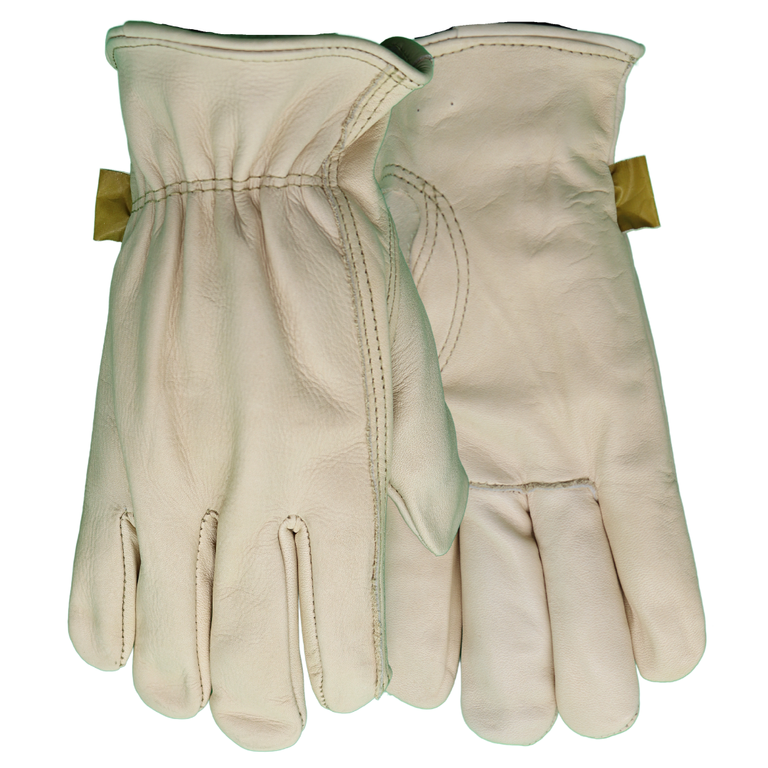 Full grain leather gloves on sale