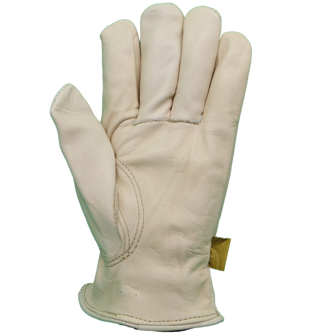 T1512 Premium Grade Cowhide Leather Driver Gloves, Elastic Enclosure, Sizes S-XXL, Sold by Pair