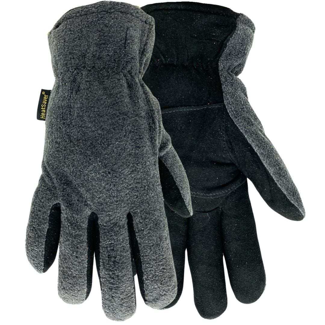 T150 HEATSAVER LINED SPLIT DEERSKIN SKI GLOVE - PAIR