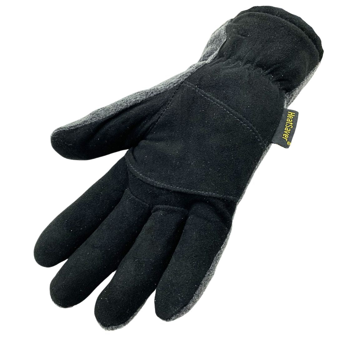T150 HEATSAVER LINED SPLIT DEERSKIN SKI GLOVE - PAIR