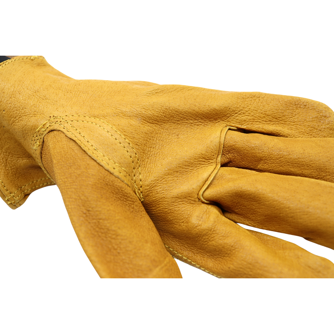 1660 PREMIUM GRAIN PIGSKIN UNLINED DRIVER, SHIRRED ELASTIC BACK, SIZES S-XL, PAIR