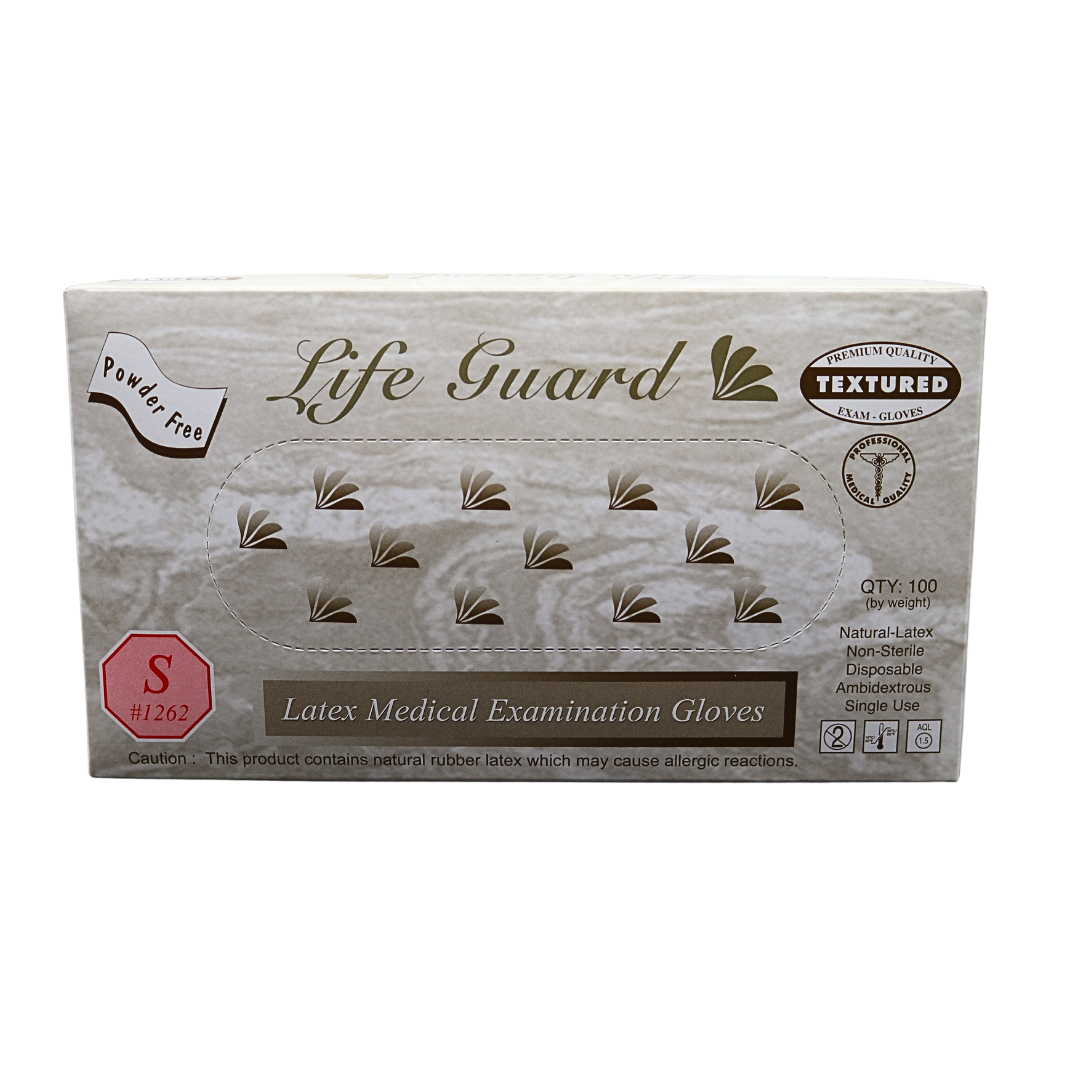 Latex Exam Powder Free 5 Mil Disposable Gloves,