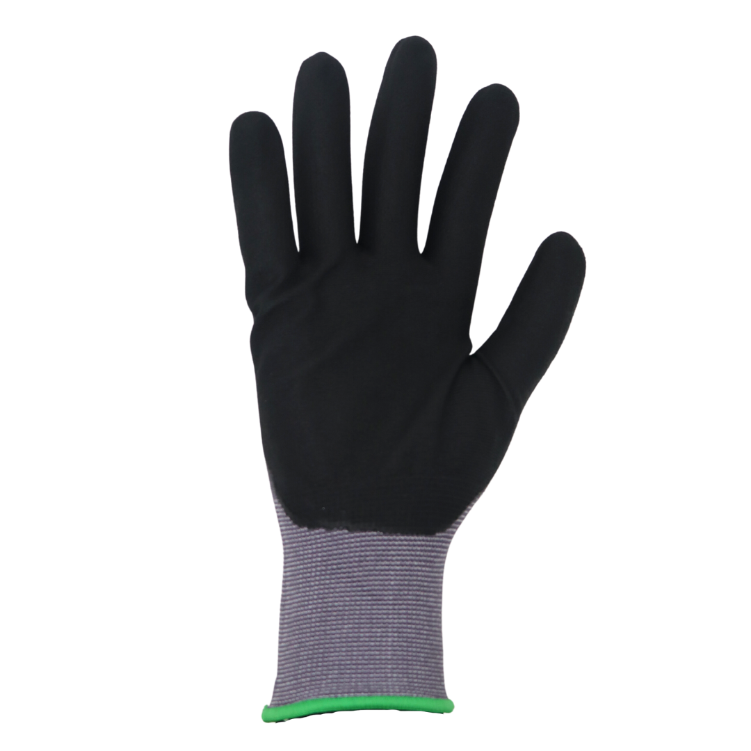 TA307 (Dozen) POWERTOUCH Sandy Nitrile Breathable 13 Gauge Knit Shell, Snug Fit Wrist, Sizes S-XXL