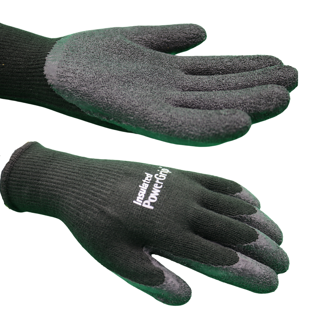 TA301B INSULATED POWERGRIP®, 10 Gauge Poly/Cotton Knit Liner, Sizes S-XL, Sold by Pair