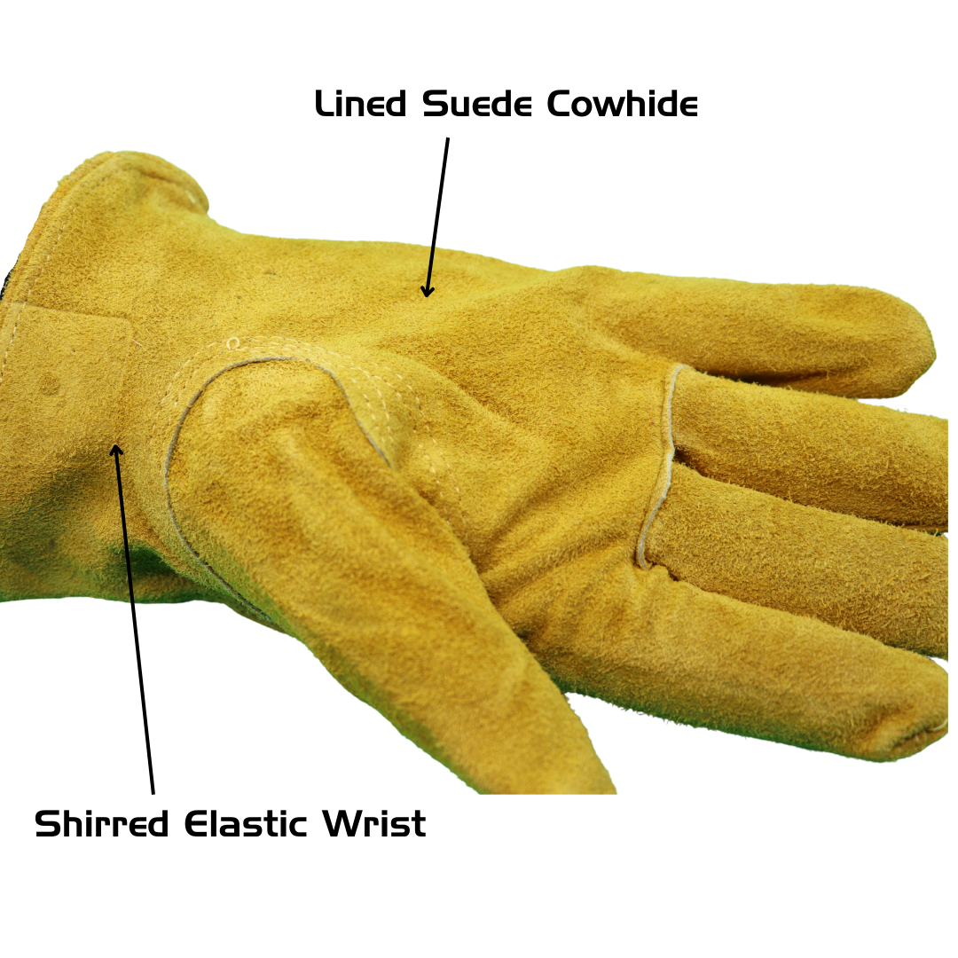 55170 FLEECE SUEDE COWHIDE THERMAL LINED - PAIR