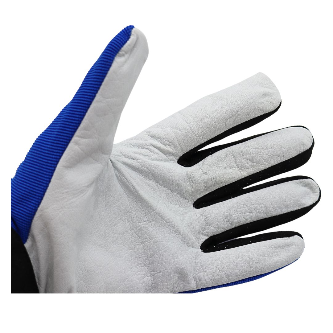 Red Steer 1526 Unlined Grain Pigskin Mechanics Gloves, Velcro Strap, Sizes M-XL