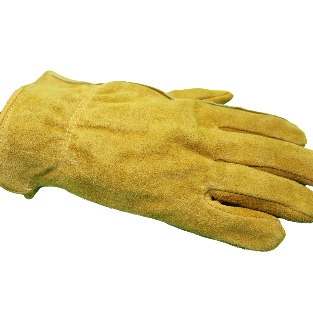 55190 Insulated Suede Cowhide Driver, Leather Palm and Back, Elastic Wrist, Sizes S-XXL