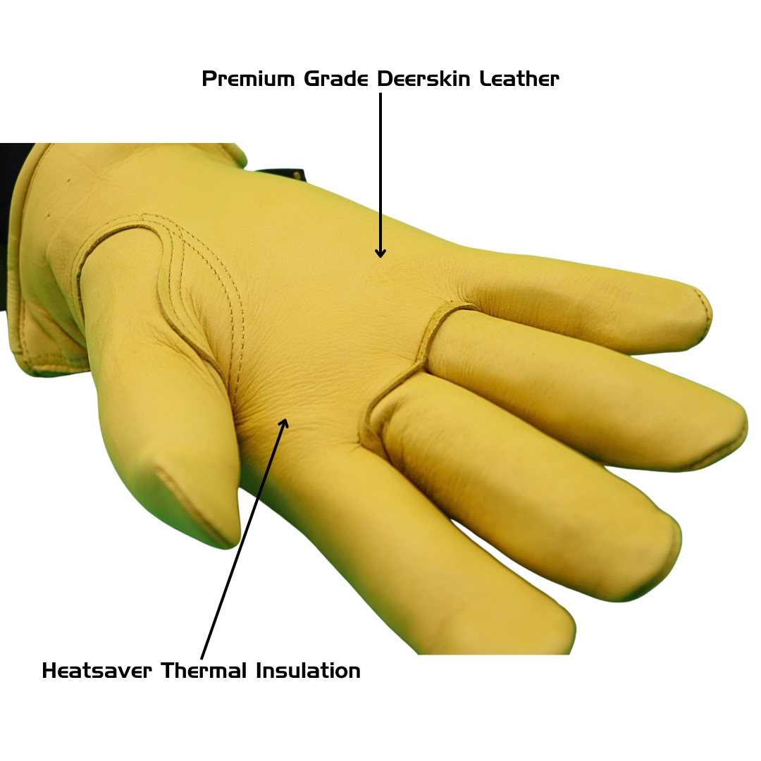 T5505  LINED GRAIN DEERSKIN WITH HEATSAVER® THERMAL INSULATION - PAIR