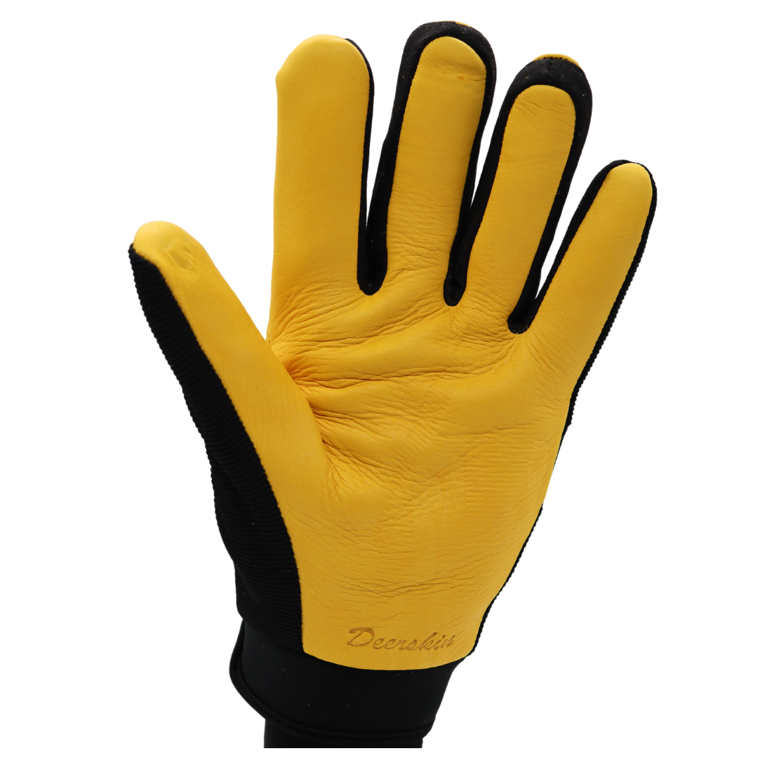 T5521 HEATSAVER DEERSKIN MECHANIC STYLE GLOVES - PAIR