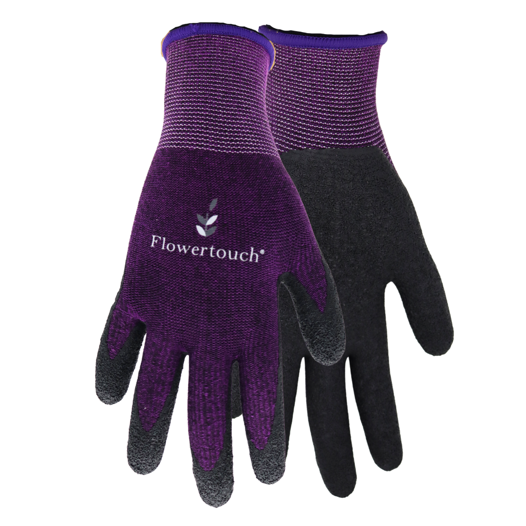 Flowertouch® TA206 Natural Rubber Palm Gloves – Stretch Knit Flowertouch® TA206 Natural Rubber Palm Gloves – Stretch Knit