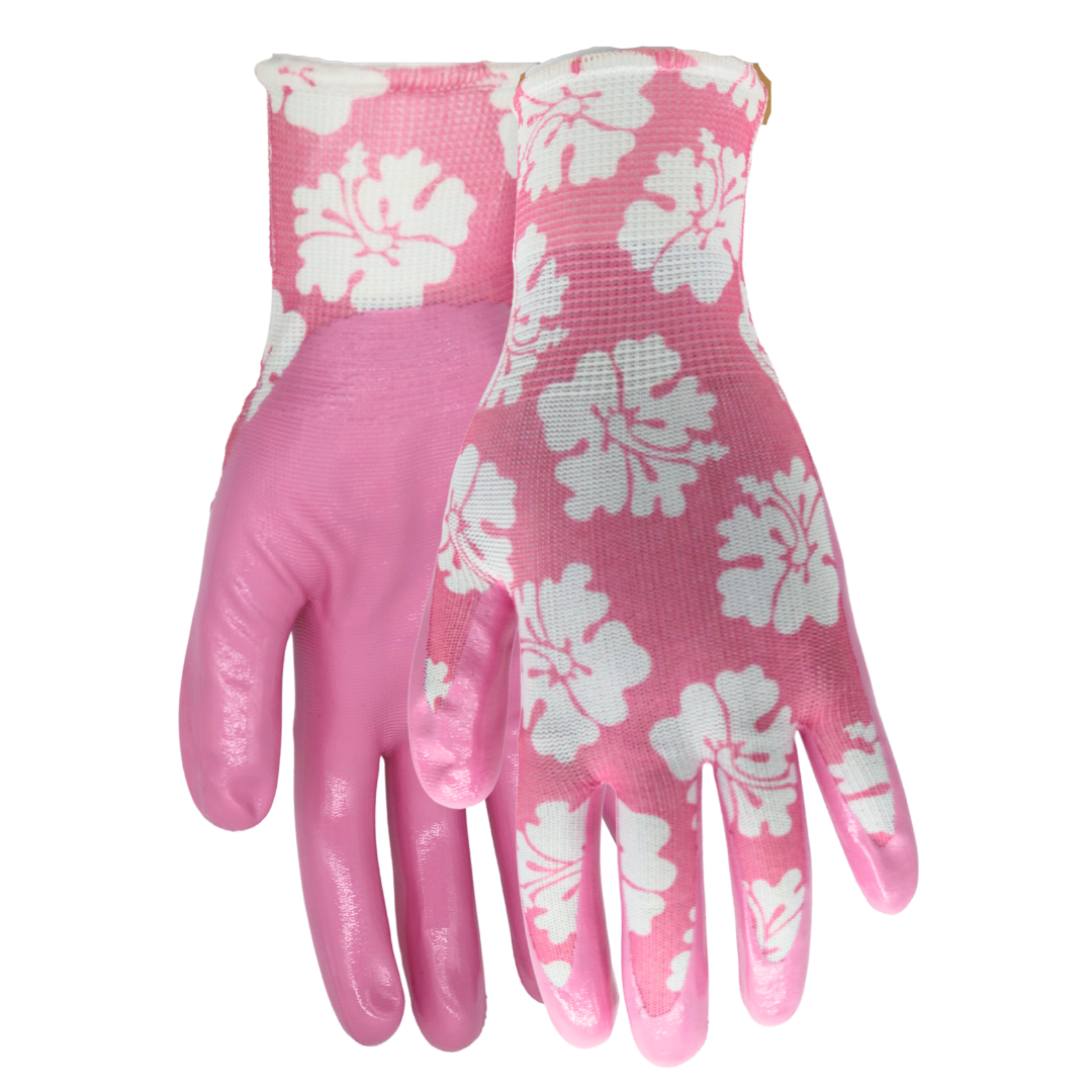 Flowertouch® A209 Clear Nitrile Palm Gloves – Hibiscus Pattern Flowertouch® A209 Clear Nitrile Palm Gloves – Hibiscus Pattern