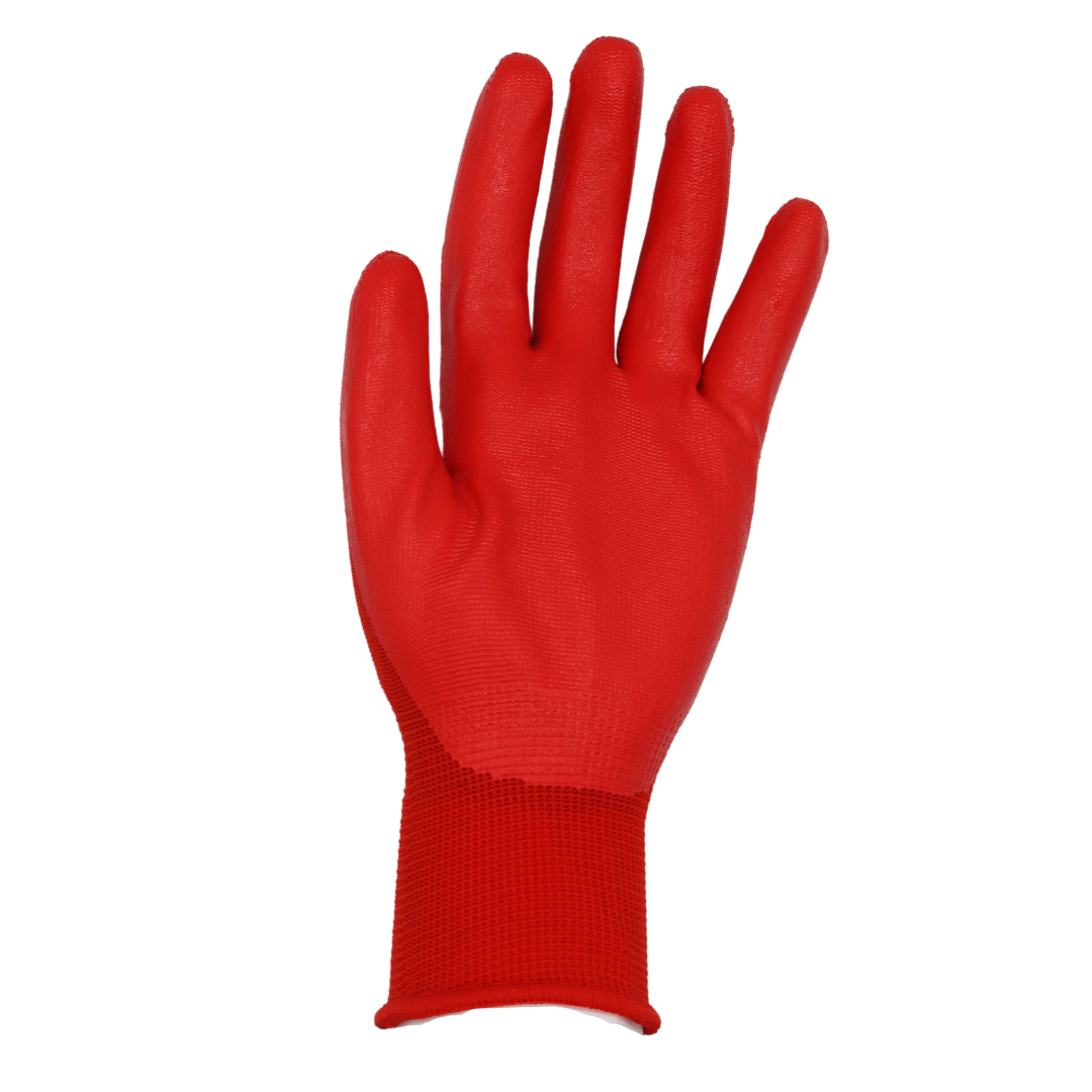Red Steer A369 Flowertouch® Nitrile Palm Garden Gloves – Lightweight Grip (S–L, Multi-Color)