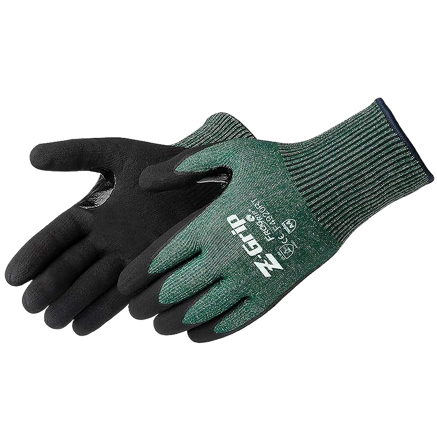 BLACK MICROFOAM NITRILE 13G CUT RESISTANT GLOVES