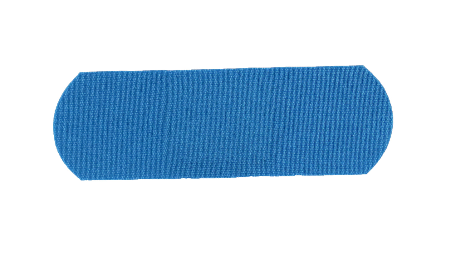 1" x 3" Blue Metal Detectable Food Service First Aid Bandages - 100/Box