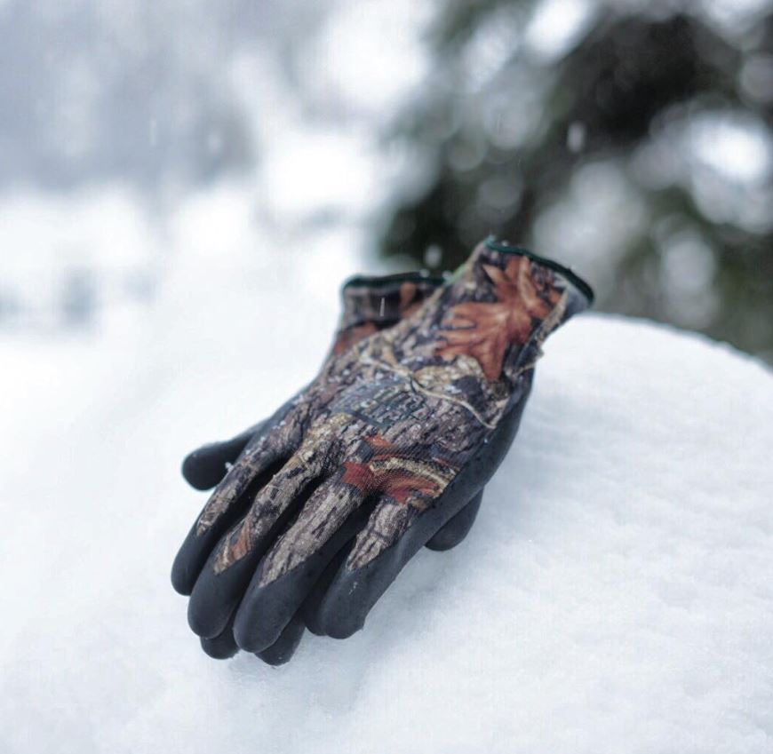 Mossy Oak MO22 Chilly Grip Camo H2O Waterproof Gloves, Sizes M-XL