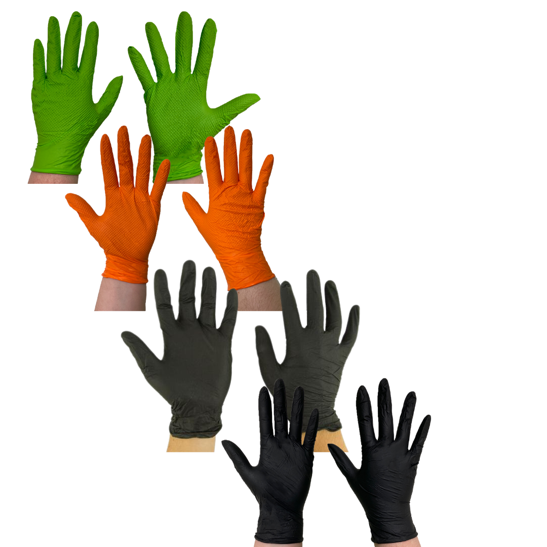 The Diesel Gloves Combo Pack (Green Diesel, Orange Diesel, Max Diesel and Black Diesel) Size Large