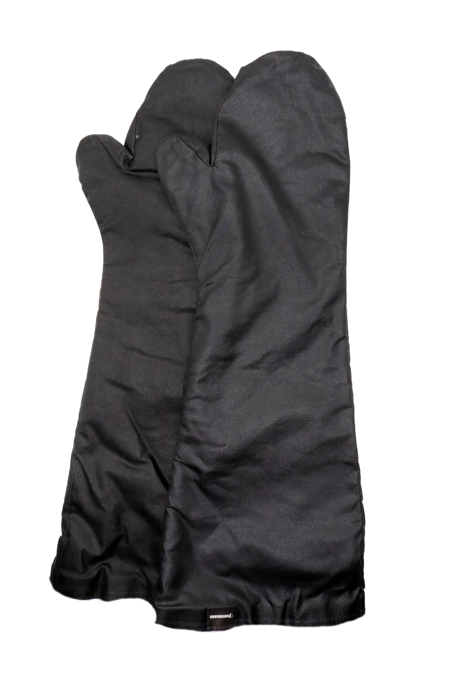 OvenGuard 15, 18"and 24" Oven Mitts, Burn & Steam Protection, 500 Degree Temp Rating, Black, Rough Finish on Hand for Grip, Sold by Pair