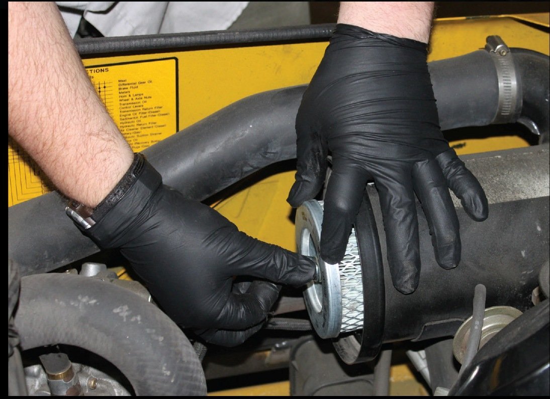 70000 BLACK DIESEL™ BLACK NITRILE - POWDER FREE - 4 MIL - 100/BOX - BOX