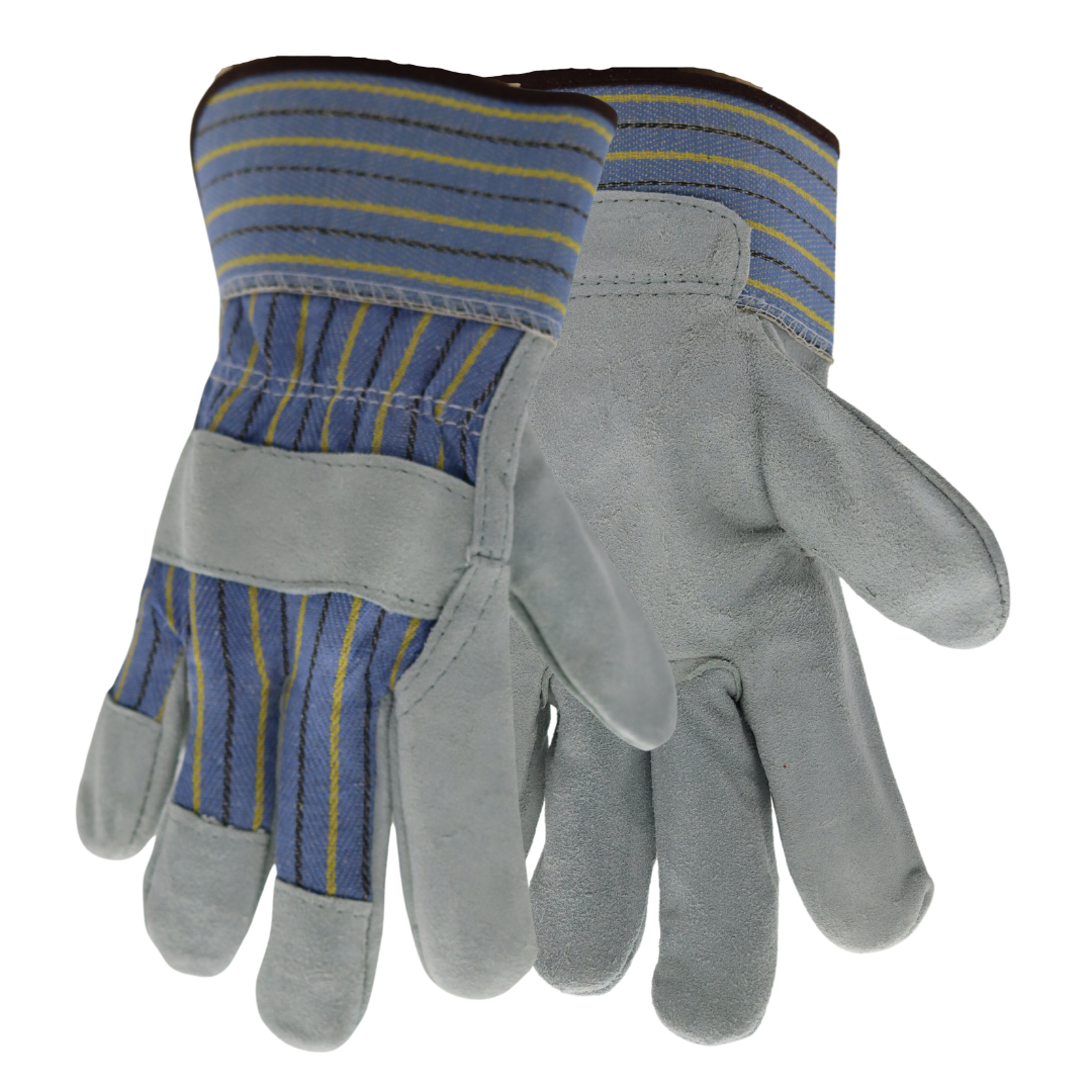 Red Steer 13163 Suede Cowhide Work Gloves – Safety Cuff, Wing Thumb (S–XL)