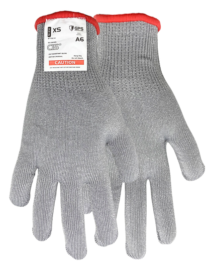 C15 Gray Cut Resistant Gloves, 15 Gauge Cut Resistant, Cut Level A6, 21 CFR for Food Contact, Sold by Pair, Sizes XS-XXL