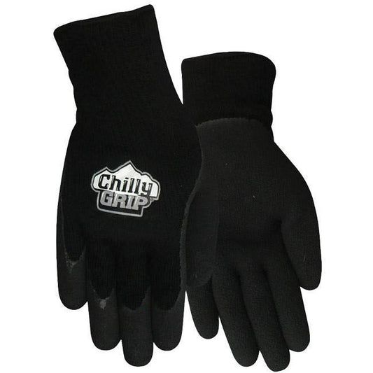 Red Steer® Chilly Grip® Gray, Water Resistant, Palm Coated Glove