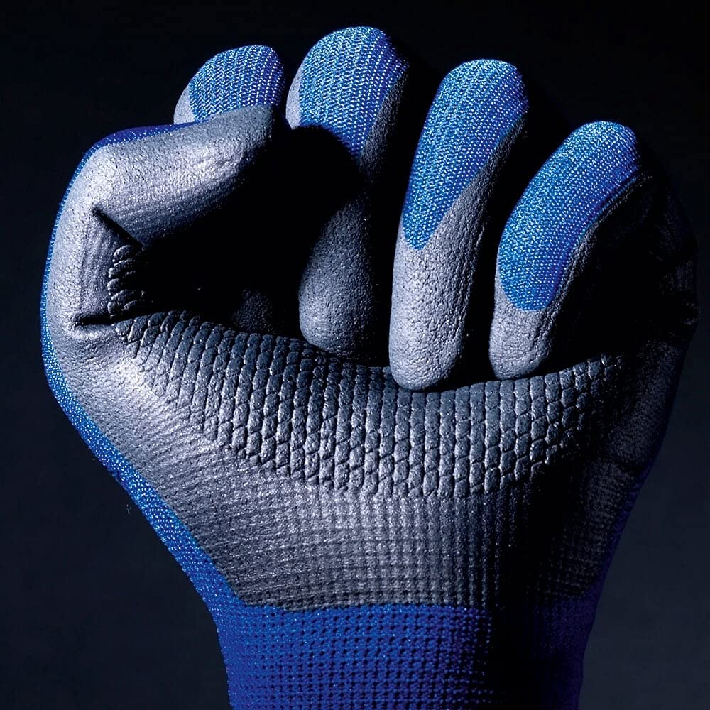 SHOWA Atlas ATL380 Ventulus Nitrile Foam Gloves – Breathable Grip, Oil Resistant