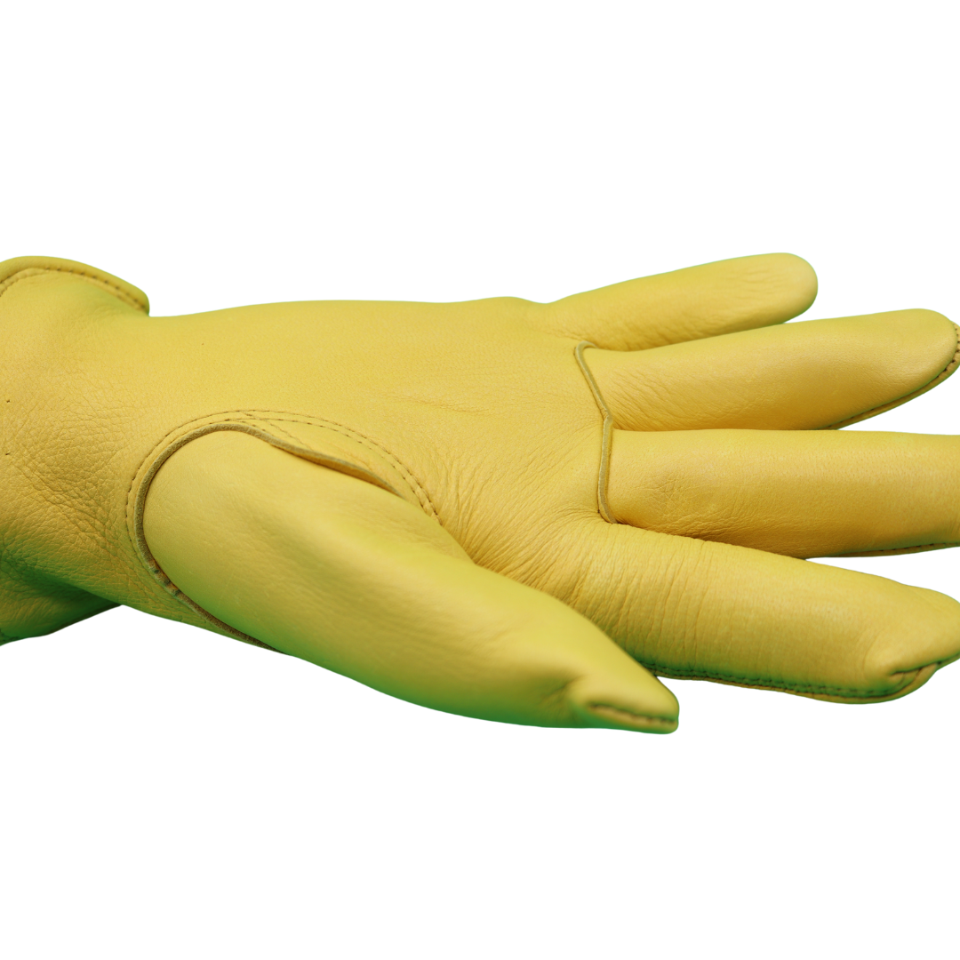T1505 PREMIUM GOLDEN GRAIN DEERSKIN GLOVES - SIZE S-XL