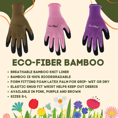 T1151 ECO-FIBER® BAMBOO FOAM RUBBER/LATEX PINK AND PURPLE - WOMENS- SIZES S-L