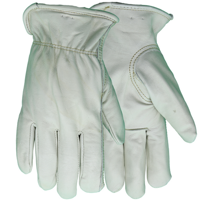 T5555 FLEECE LINED GRAIN COWHIDE DRIVER, PREMIUM GRADE, KEYSTONE THUMB, SIZES S-XL