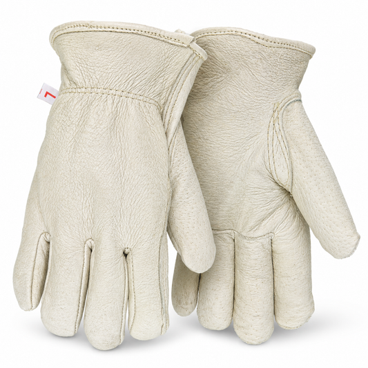 Red Steer 5670 Heatsaver Lined Pigskin Gloves – Thermal, Keystone Thumb, Leather Cuff (M–XL)