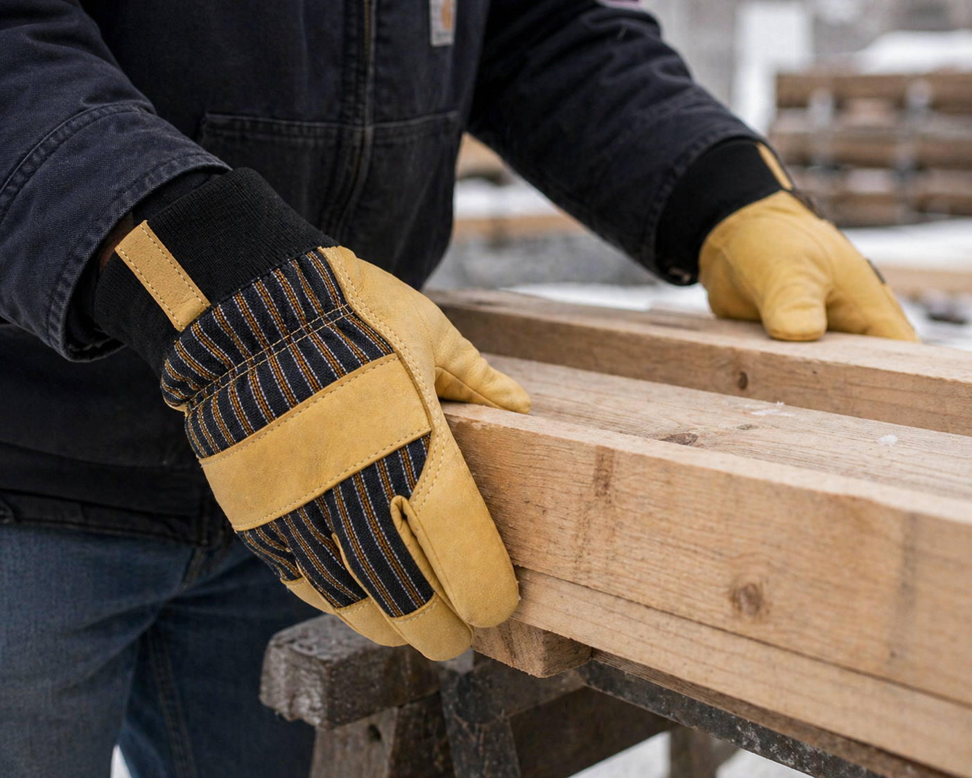 Heatsaver® 59260 Thermal Pigskin Gloves – Lined, Snug Fit Wrist (S–XXL)