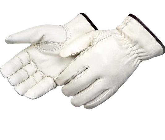 6147 Leather Drivers Gloves Economy Grain Cowhide Driver with Keystone Thumb