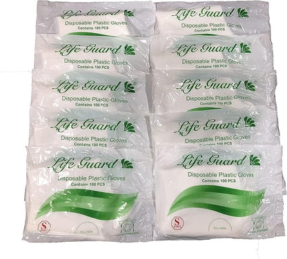 Co Poly Clear Disposable Glove, Embossed Polyethylene Glove, Sold by Box or Case