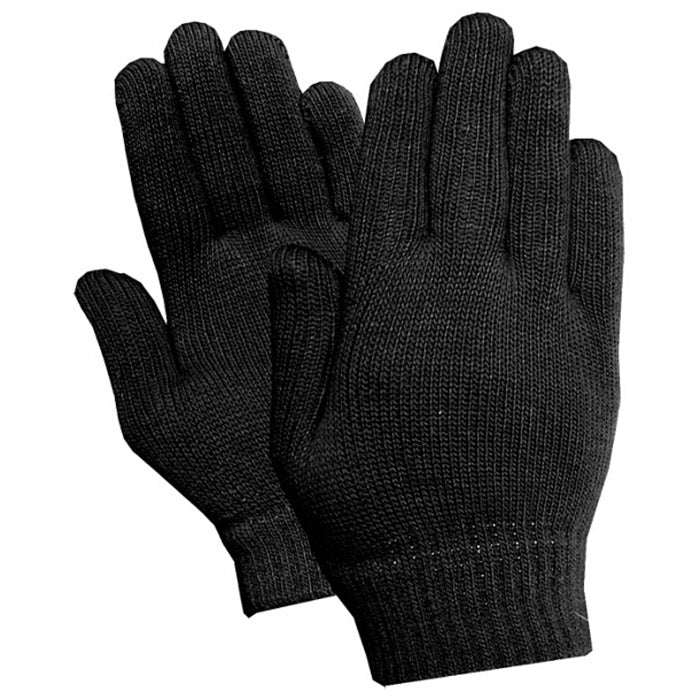 Red Steer 8175B Acrylic Magic Stretch Gloves Black Cotton Chore Knit Gloves, Sold by Dozen