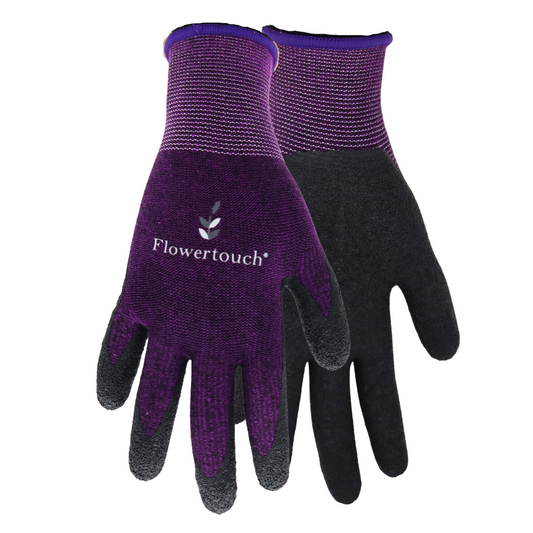 TA206 FLOWERTOUCH® PURPLE NATURAL RUBBER-KNIT - XS/S & M/L - PAIR