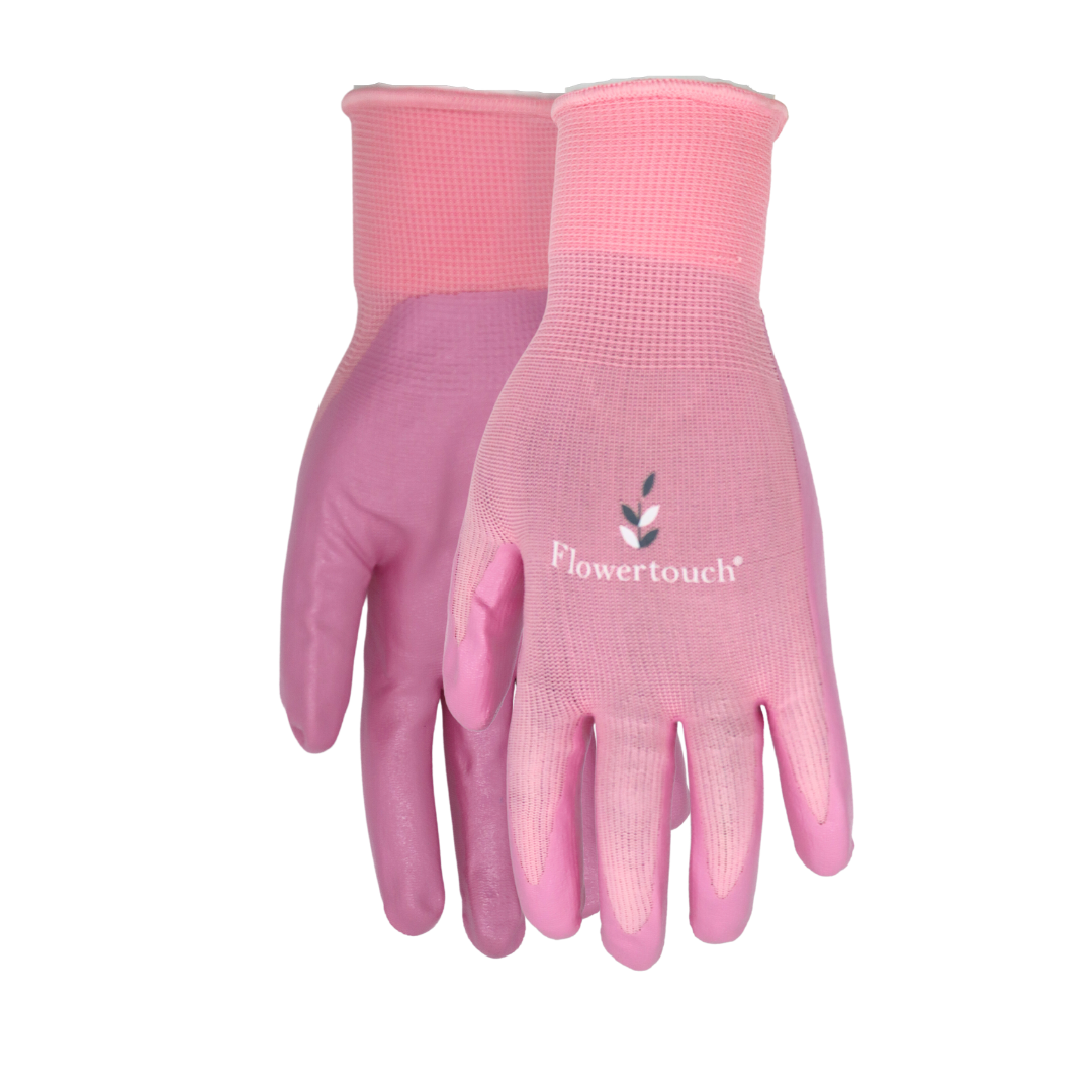 lightweight gardening gloves Red Steer A369 Flowertouch® Nitrile Palm Garden Gloves – Lightweight G – Oregon Glove Company