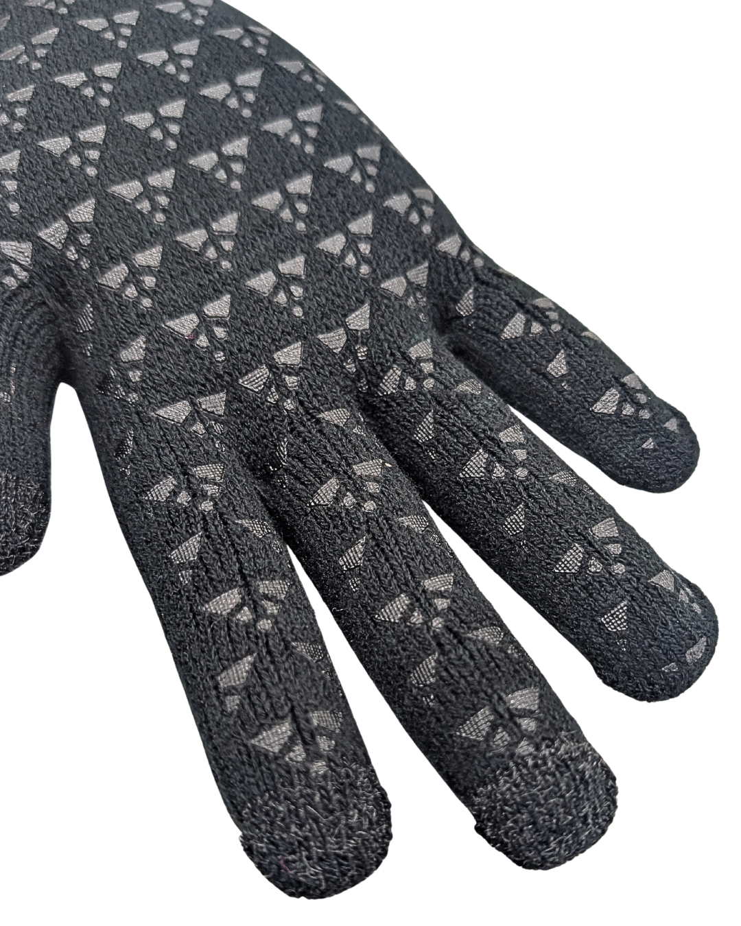CozyTouch Winter Gloves, Touch Screen Compatible, Thermal Soft Knit Lining, 2 Pair Pack (Grey/Black)