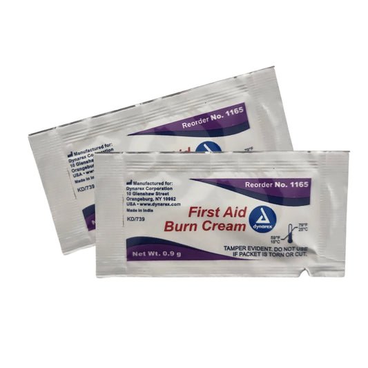 First Aid & Burn Cream Packets, Antiseptic & Topical, 6 Pack or 20 Pack