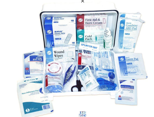 First Aid Kit - Food Service Complete with Plastic Box