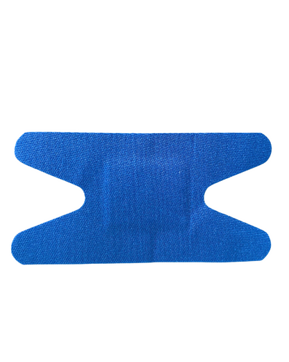 Knuckle Bandage 1 1/2" x 3", Blue Metal Detectable, 40 Per Box