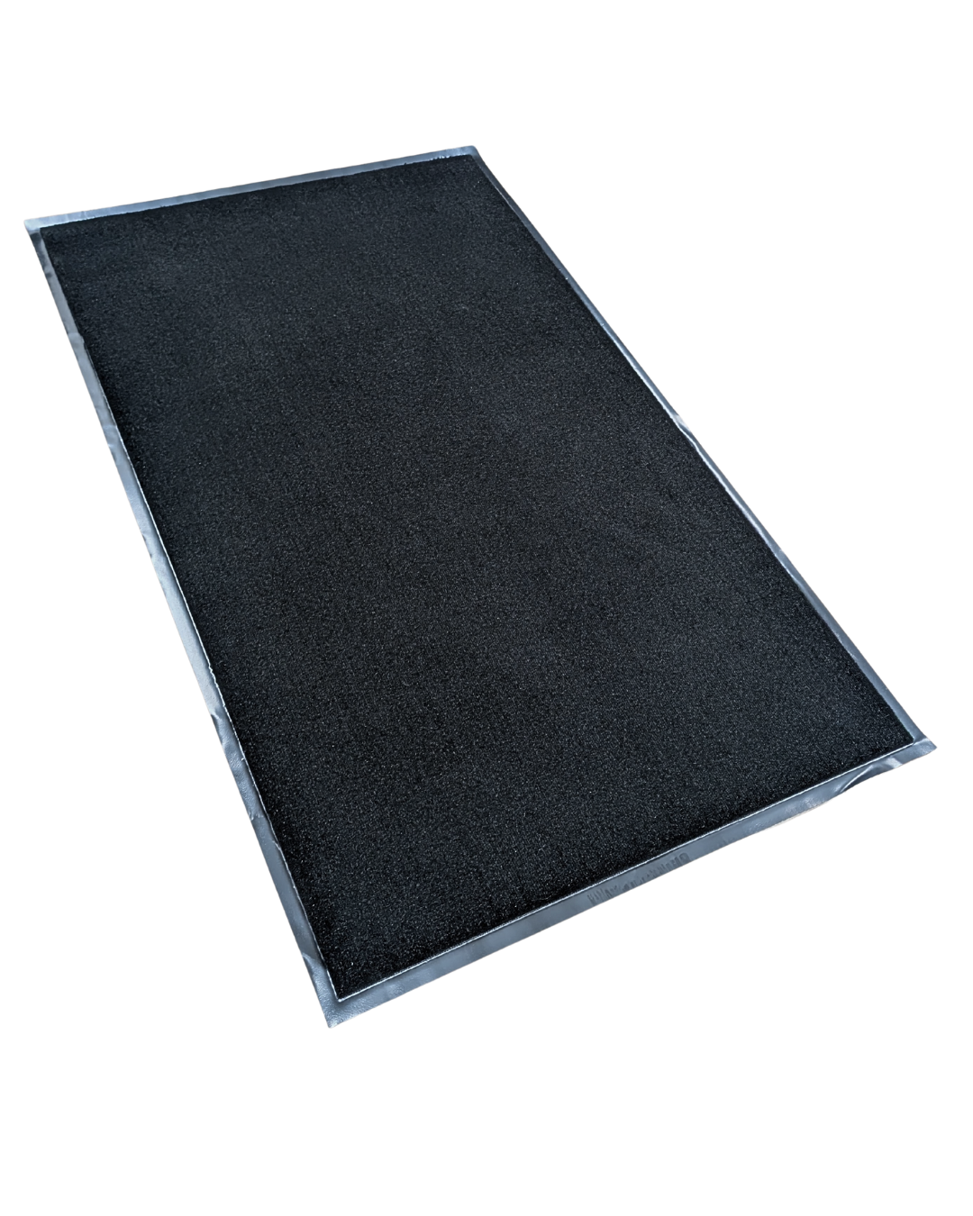 Mud Rug 3' x 5'Olefin Indoor Carpet Mats, Black, Vinyl Backing