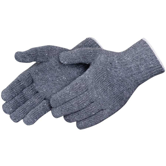 K4517G Cotton/Polyester String Knit Work Gloves - Gray - Size Medium - Sold by Dozen