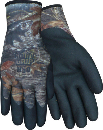 Mossy Oak MO22 Chilly Grip Camo H2O Waterproof Gloves, Sizes M-XL