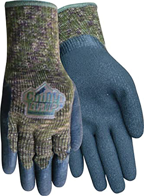 TA313 Chilly Grip Camo Thermal Knit Liner, Rubber Palm, Sizes S-XL, Sold by Pair