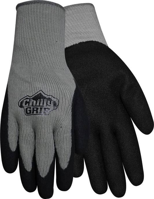 Red Steer 318 Chilly Grip Work & General Purpose Glove, Gray & Black, Sizes M-XL