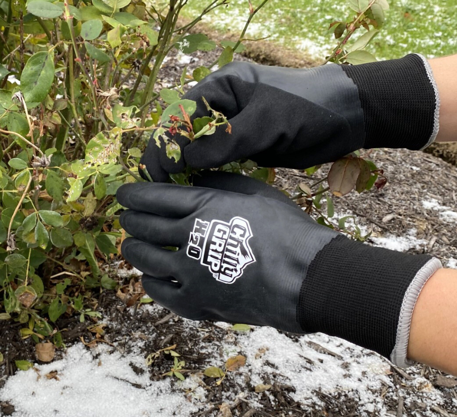 Red Steer A327 2 Pack Gloves (A325 and A326 included in this set) Waterproof Chilly Grip Grey and Black Insulated Gloves, Sizes M-XL