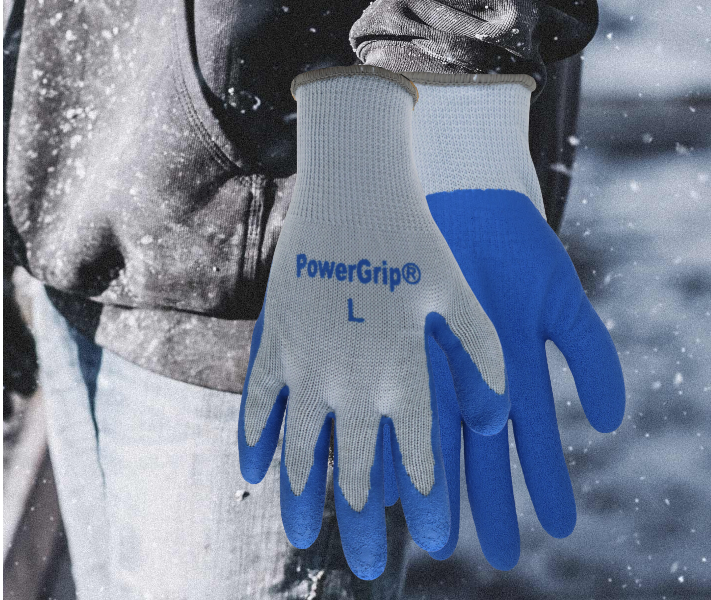 Winter lined mechanics style glove