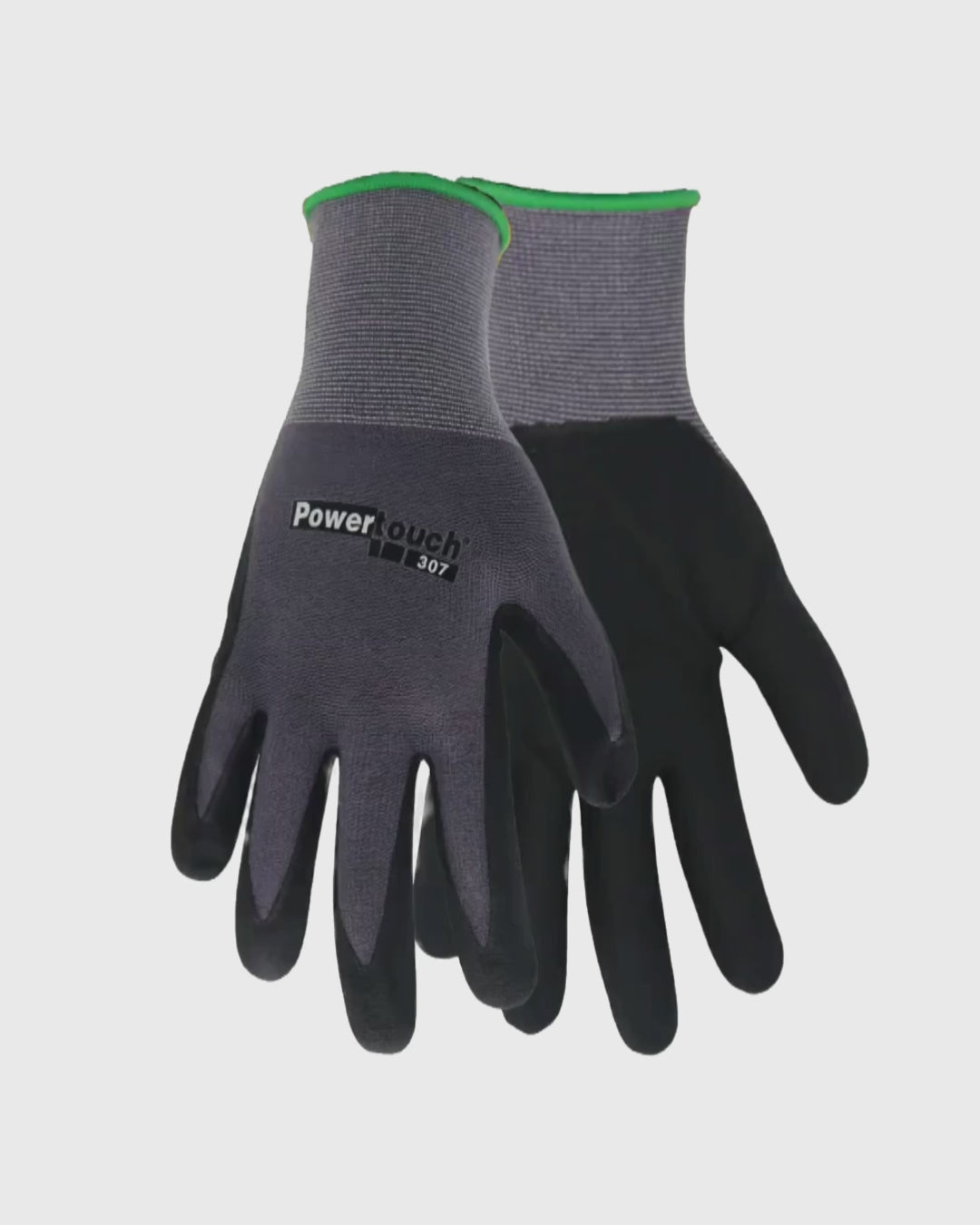 PowerTouch T307 Sandy Nitrile Gloves – 13 Gauge Knit, Breathable